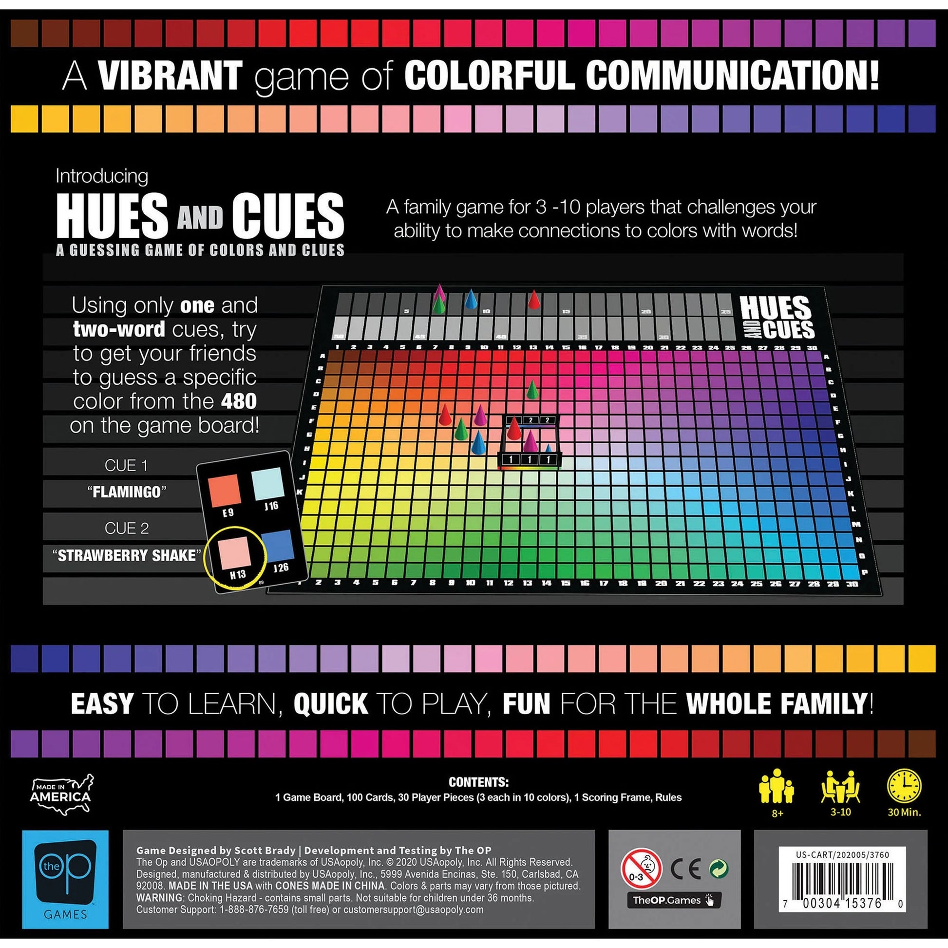 Hues and Cues Party Game, by