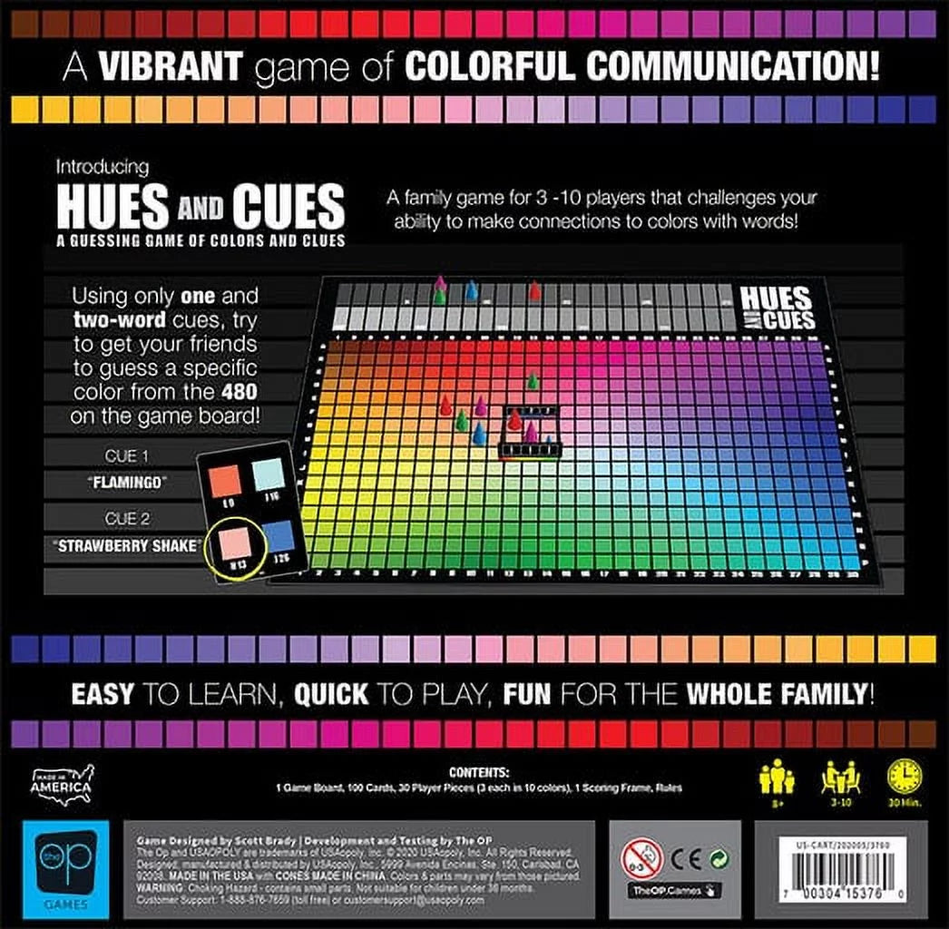 Hues and Cues Party Game, by